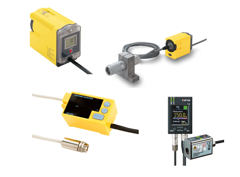 Optex non-contact temperature sensors